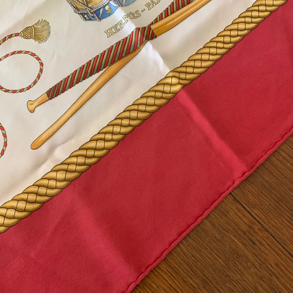 Hermès scarf les tambours - Picture 6 of 7